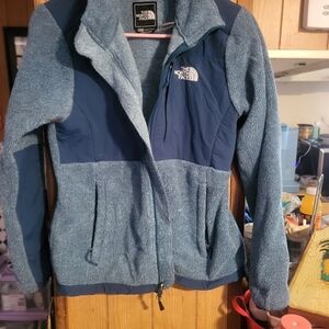 The North Face Two-Tone Blue Fleece Jacket